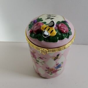 BOMBAY ENGLISH ROSE GARDEN CANDLE HOLDER